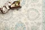 Loloi Norabel Ivory/Blue 1'-6" x 1'-6" Sample Swatch