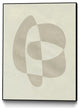 "Soft Shape III" Framed Canvas by Giant Art 18"x24"
