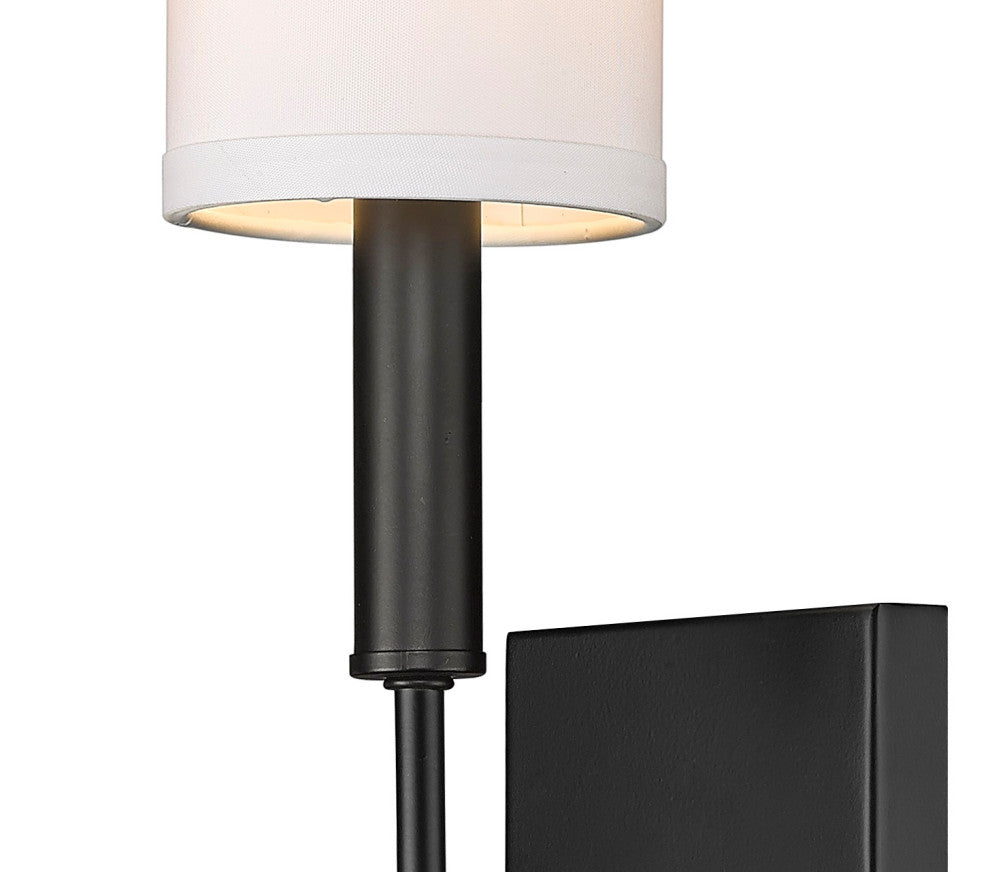 1 - Light Sophisticated Glam Dimmable Armed Wall Sconce