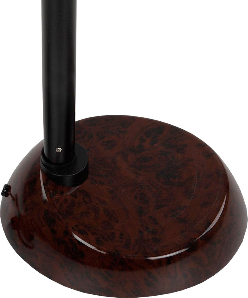 Litespan LED Reading and Crafting Floor Lamp, Havana Brown