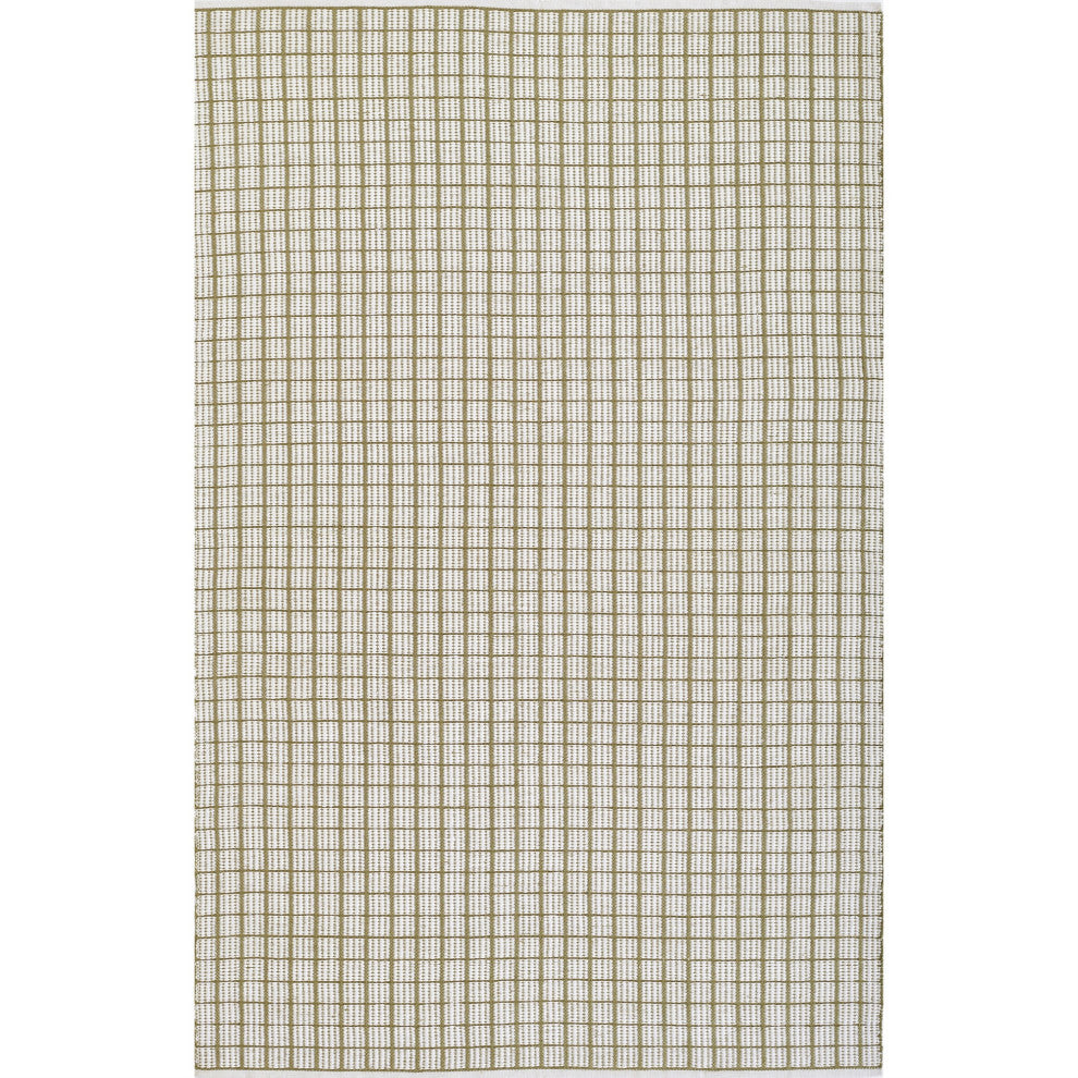 Novogratz Malmo MLO-2 Grid Rug, Green, 3'6"x5'6"