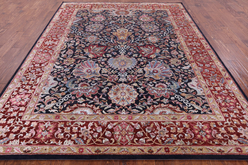 Persian Silk Hand Knotted Rug 7' 9" X 9' 10" Q5962