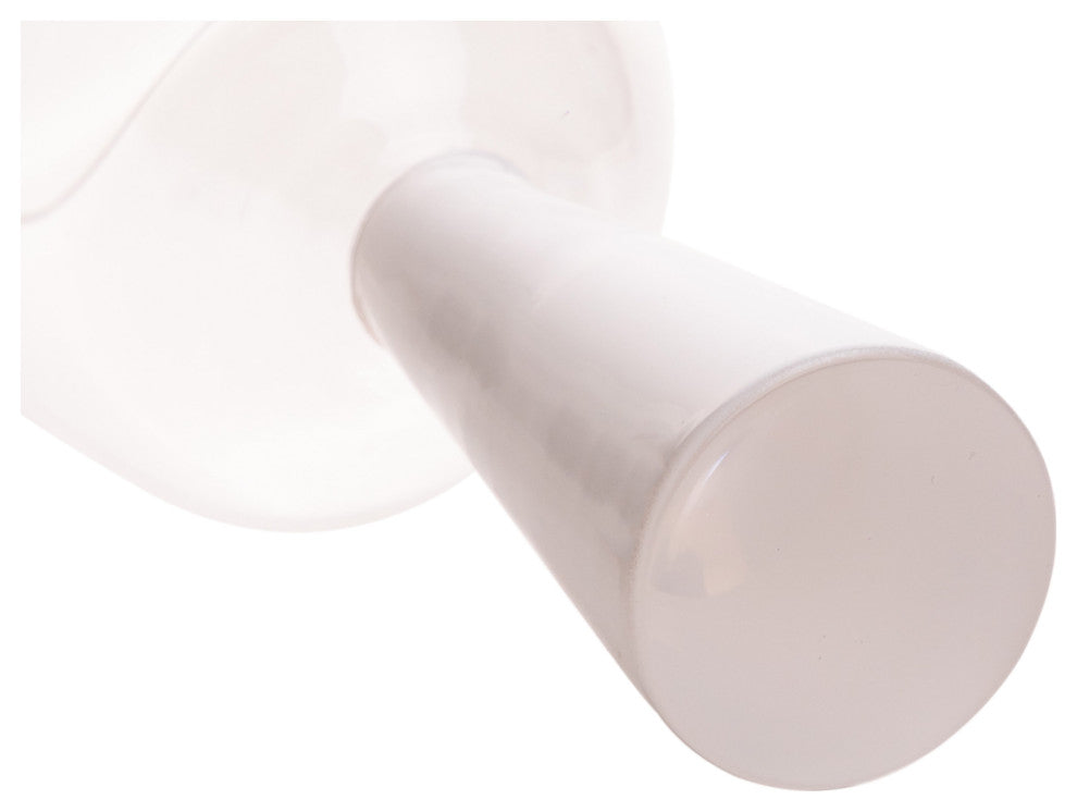 Rose Wine Glasses Set of 4, White