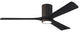 Matthews Fan Irene-3HLK With Lighting Kit, Textured Bronze, 60", Matte Black