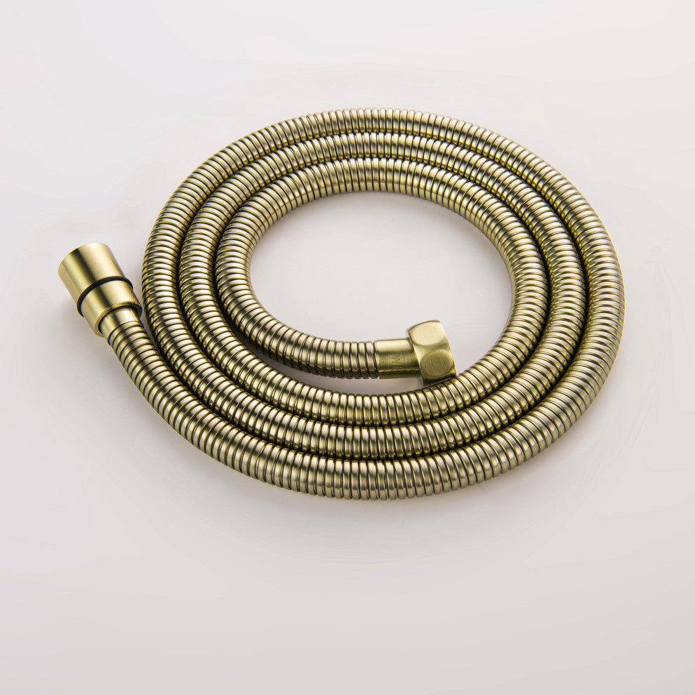 Luxury Complete Shower System With Rough-In Valve, Brushed Gold