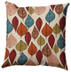 16" x 16" Autumn Leaves Decorative Throw Pillow, Sienna