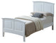 Oildale Panel Bed, White, Twin