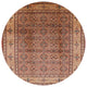 Ahgly Company Indoor Round Mid-Century Modern Area Rugs, 5' Round
