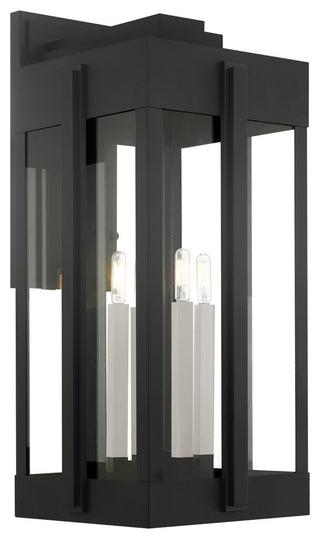 Black Art Deco, Sophisticated Outdoor Wall Lantern