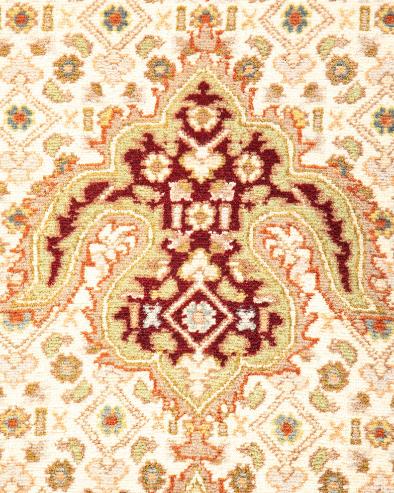 Rohtak, One-of-a-Kind Hand-Knotted Area Rug Ivory, 8'0"x10'5"