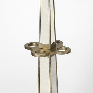 Butler Inland White Leather Side Chair