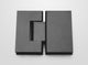 78"x39"x32" Frameless 90 Degree Shower Enclosure Glass Hinge, Oil Rubbed Bronze
