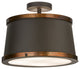 18W Cilindro Reel Semi-Flushmount