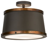 18W Cilindro Reel Semi-Flushmount