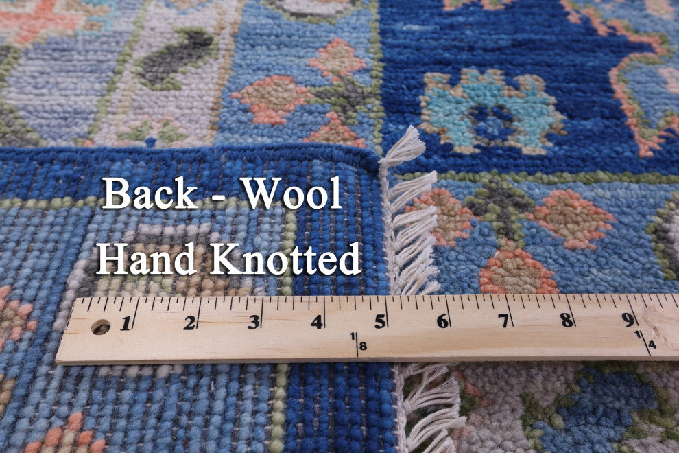 12' 0" X 15' 2" Handmade Turkish Oushak Wool Rug - Q15416