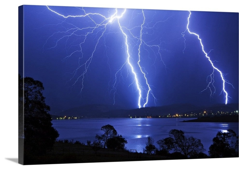 "Stormy Night" Wrapped Canvas Art Print, 36"x24"x1.5"