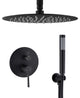 10"Ceiling Mounted Shower System, Matte Black