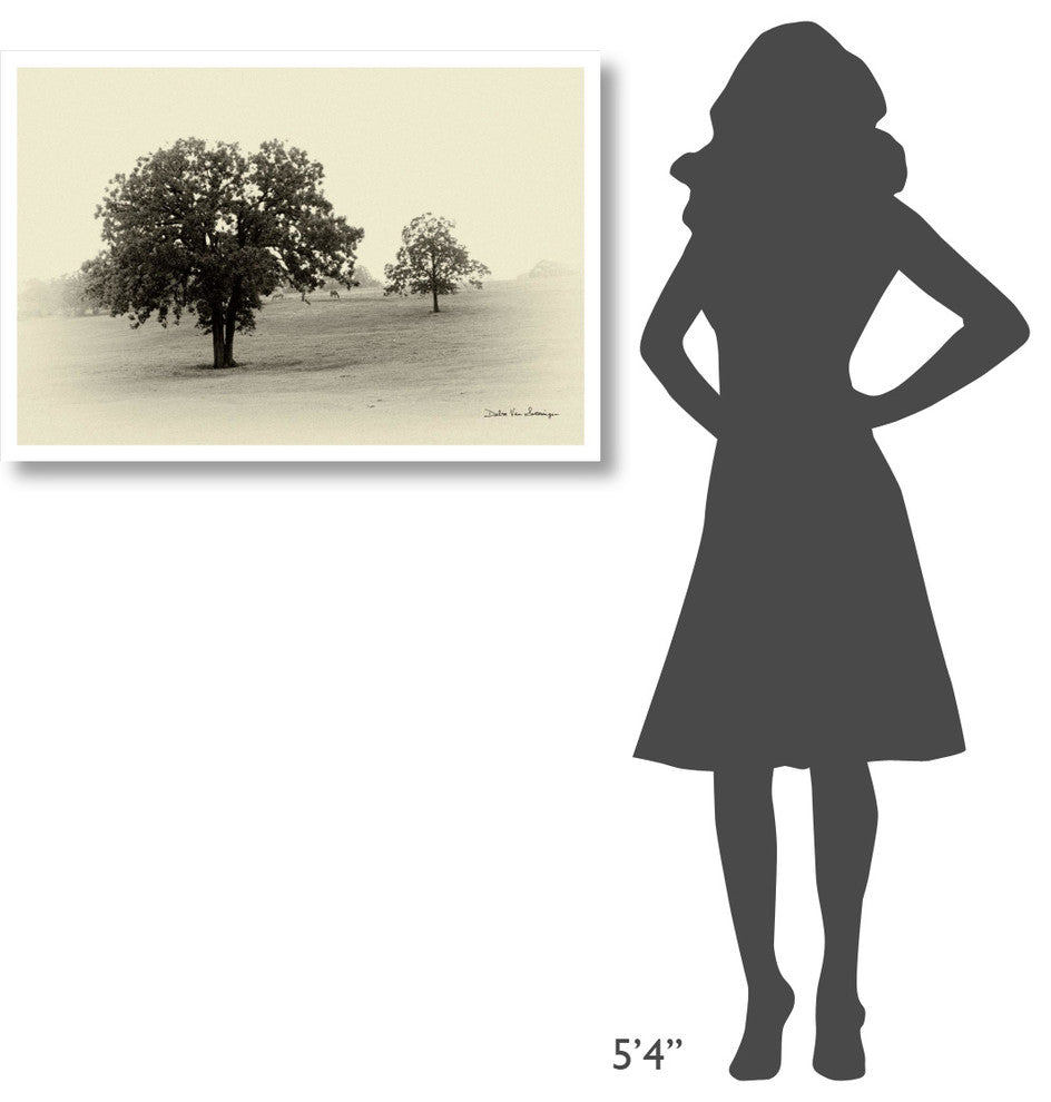 "Horses and Trees II" Digital Paper Print by Debra Van Swearingen, 38"x26"