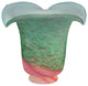 Meyda lighting 10734 5.5"W Fluted Pink and Green Shade