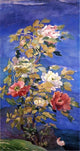 John La Farge Peonies in a Breeze, 15"x30" Wall Decal Print