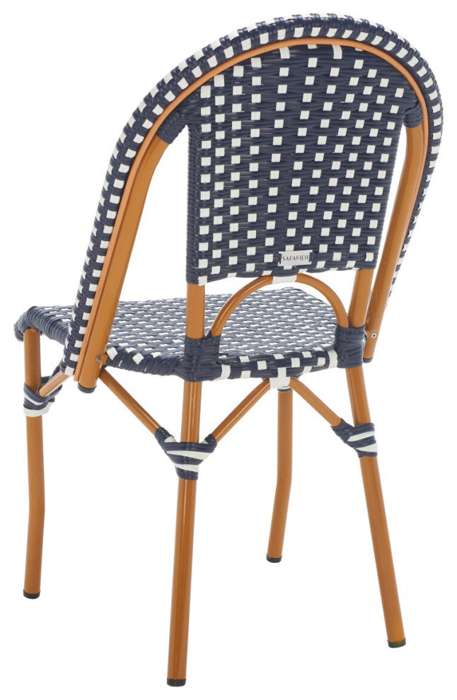 Safavieh California Side Chair, Navy / White
