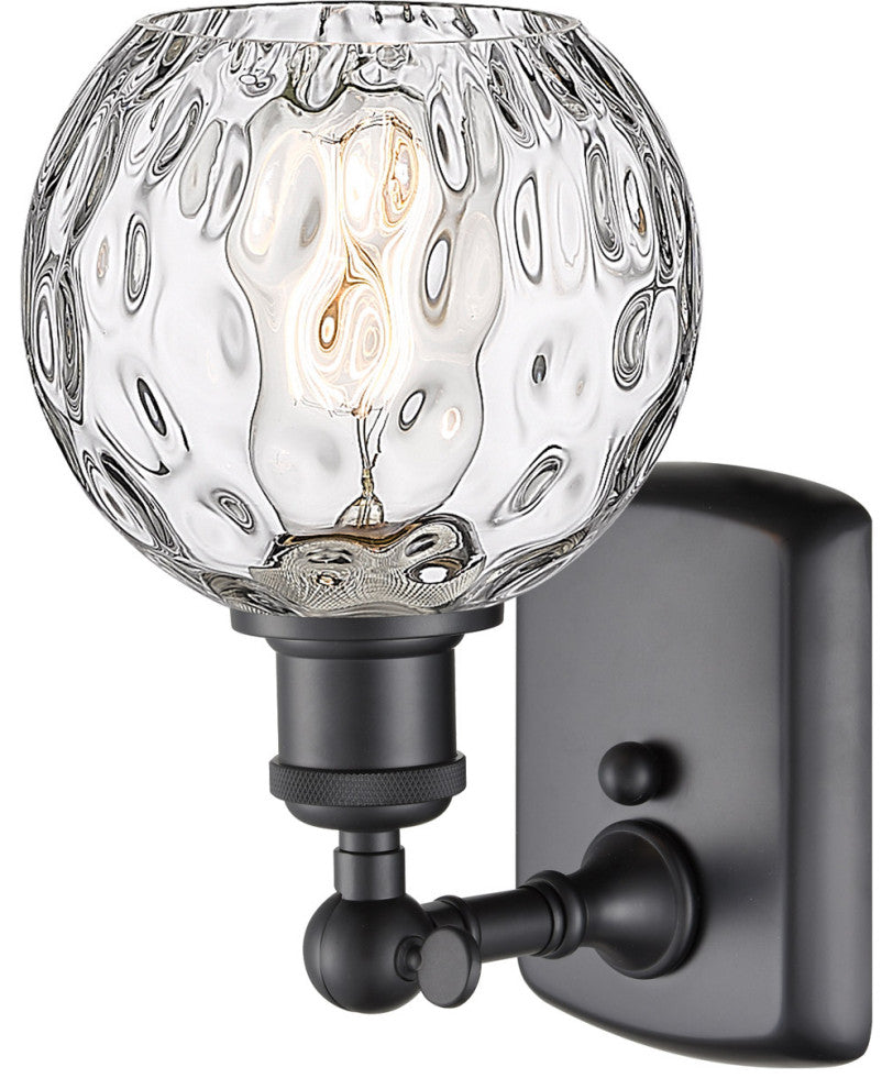 Innovations 516-1W-BK-G1215-6-LED 1-Light Sconce, Matte Black