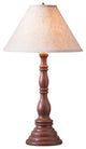 Davenport Lamp in Americana Red with Shade