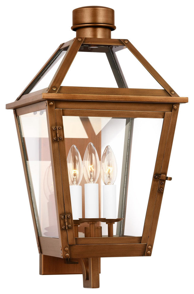 Hyannis Medium Wall Lantern, Natural Copper