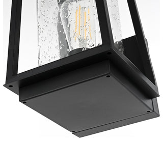 Home Living 6" Outdoor Wall Sconce, Black
