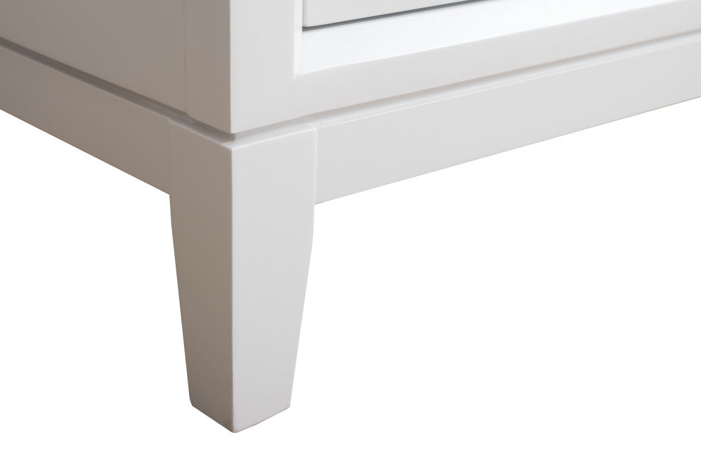 Vanity Art Bathroom Vanity With Sink, White, 60" Double