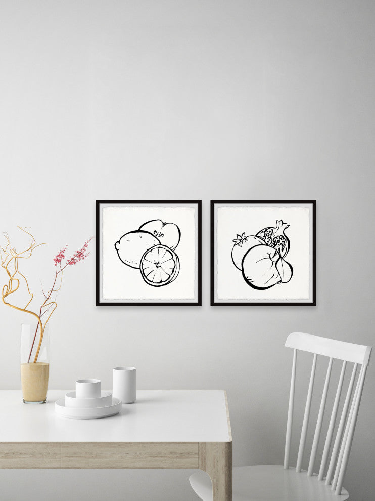 Healthy Twist Diptych, Set of 2, 12x12 Panels