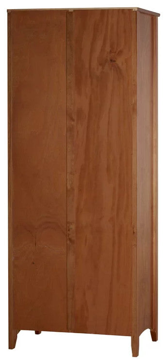 Classic Bookcase, Hardwood Construction With Fixed & Adjustable Shelves, Cherry