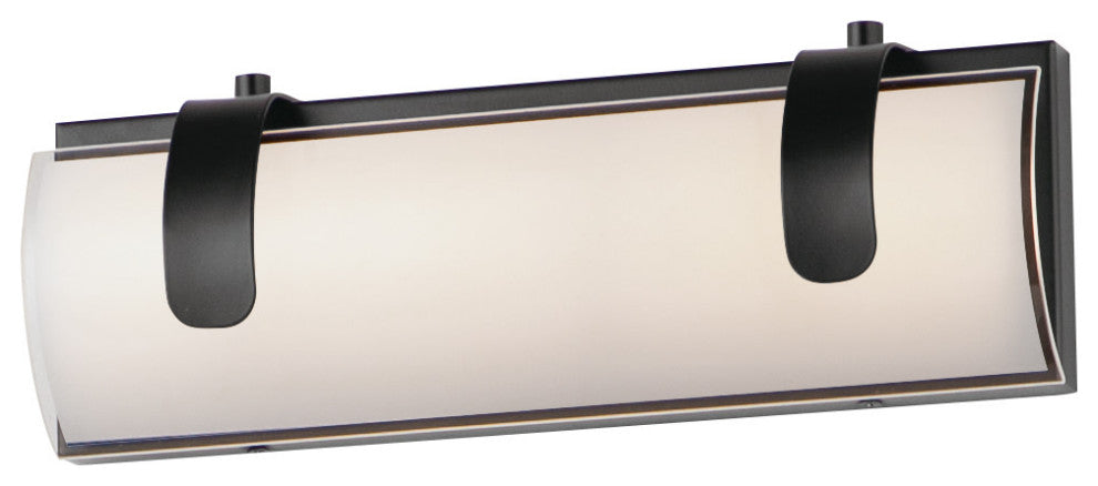 ET2 E25131-92 Clutch 13"W LED Bath Bar - Black