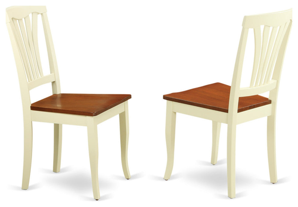 Dlav5-Bmk-W 5-Piece Dining Set-Round Table And 4 Kitchen Chairs