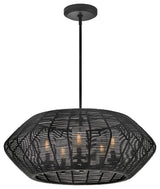 Hinkley Luca Medium Single Tier Chandelier, Black
