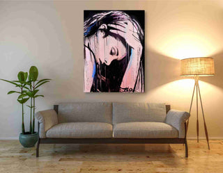 Epic Graffiti "Nevernever" by Loui Jover, Giclee Canvas Wall Art, 40"x54"