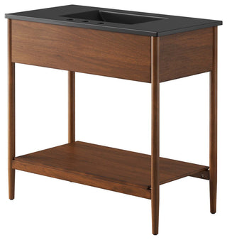 Zaire 36" Bathroom Vanity - Walnut Black