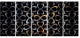 Yellow Pattern of Butterflies, Abstract Canvas Art Print, 60"x28", 5 Panels
