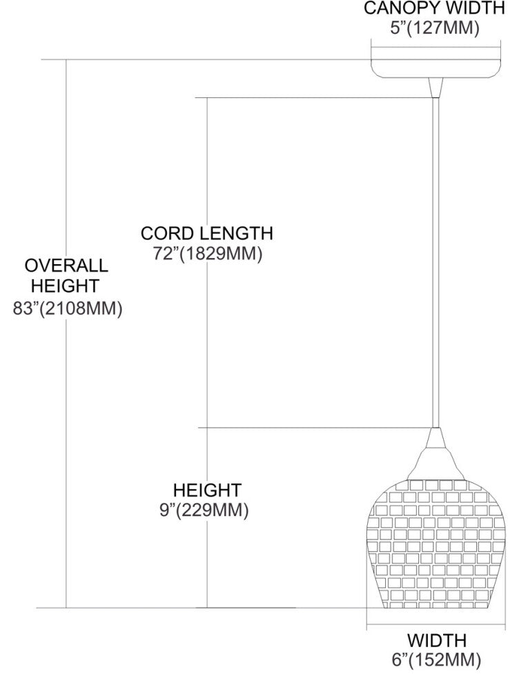 ELK Lighting Fusion 1-Light Mini Pendant - 528-1SLV-LED