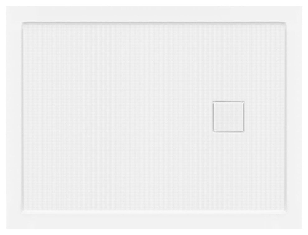 LessCare 48"x36" Single Threshold Shower Pan Base Alcove Right Drain