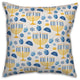 Hanukkah Pattern 16"x16" Throw Pillow
