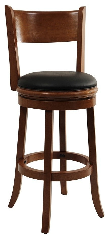 29" Palmetto Swvl Stool, Fruitwood