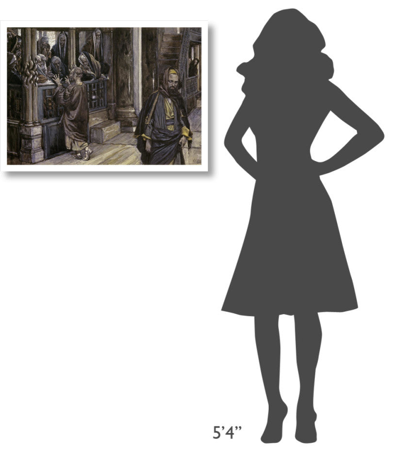 "Judas Goes To The High Priests" Digital Paper Print by James Tissot, 32"x23"