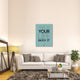 "This Is Your Life Poster Blue" Fine Art Print