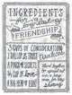 "Ingredients For Life Ditzy Floral IV Neutral" Print by Mary Urban, 14"x18"