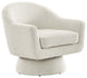 Astral Boucle Fabric Swivel Chair