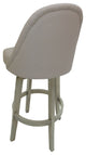 Swivel Counter 26" 30" Extra Tall 34" Wood Bar Stool M-235 Vivian Base, Beige