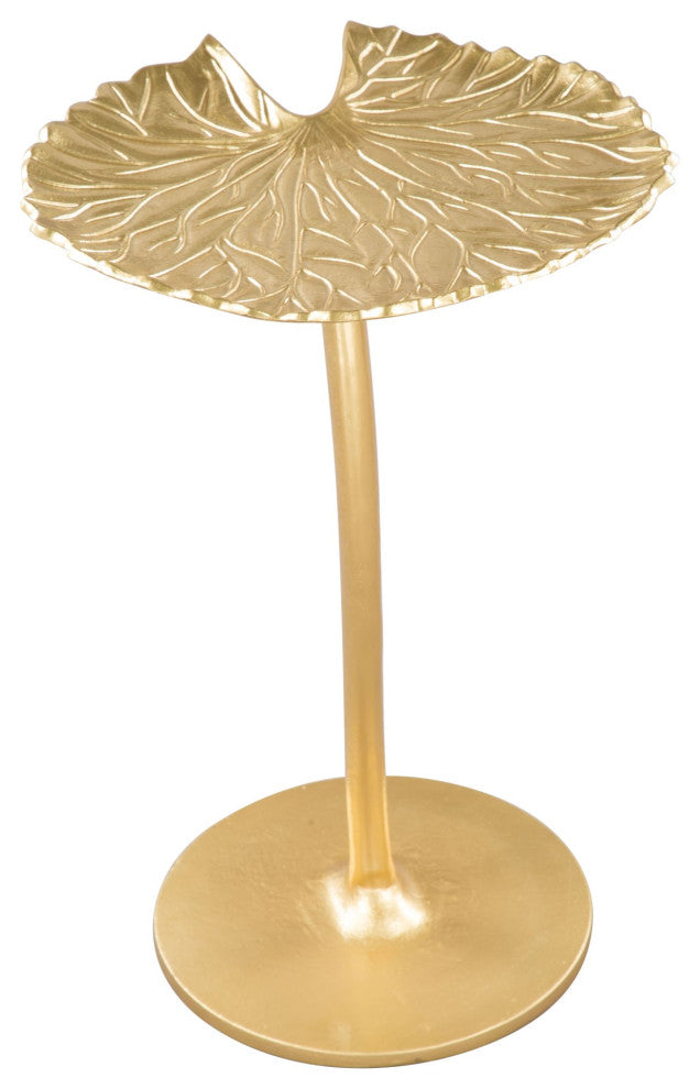 Sofa Side Table, Aluminum, Metal, Gold, Living Lounge Cafe Lobby Hospitality
