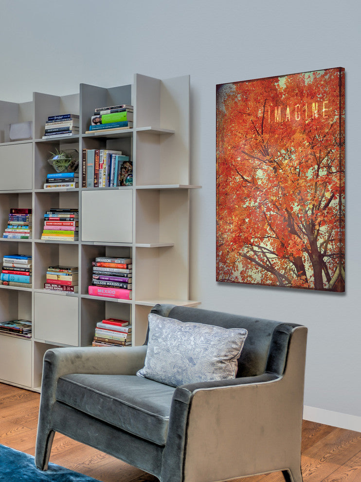 "Imagine" Painting Print on Wrapped Canvas