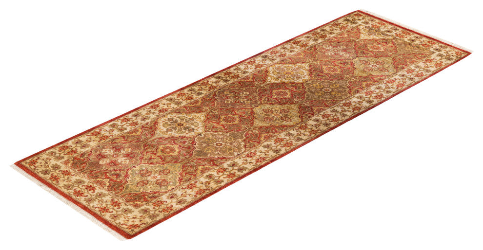 Mogul, One-of-a-Kind Hand-Knotted Area Rug Orange, 2' 7" x 7' 10"